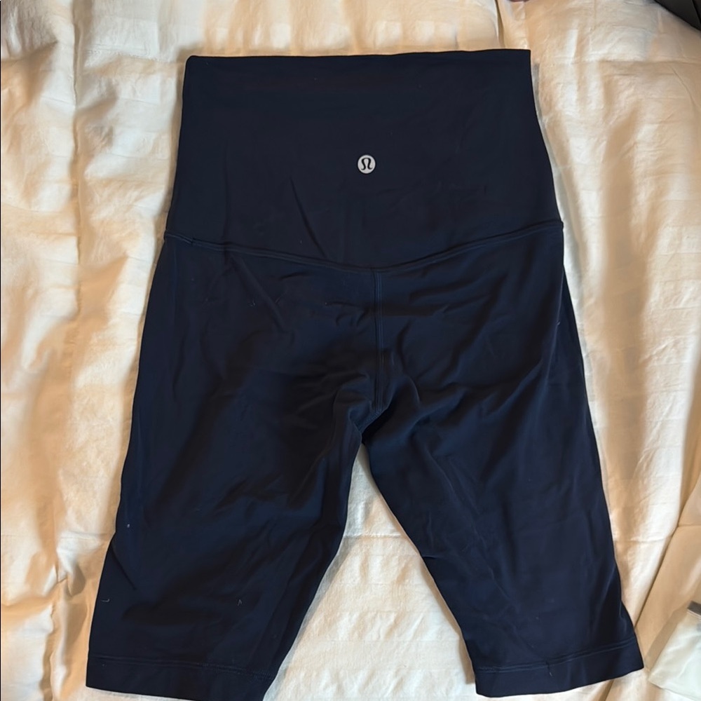 Lululemon Athletica Black Bike Shorts High-Waisted